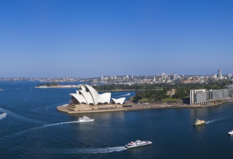 Vu aérienne de Sydney en Australie